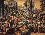 Joachim Beuckelaer Pilate Shows Jesus to the People oil painting